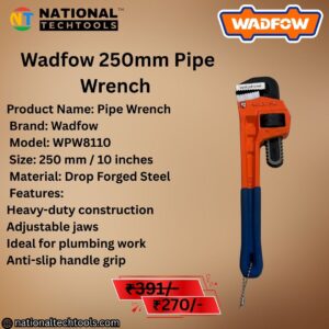 Wadfow 250mm Pipe Wrench