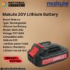 Makute 20V Lithium Battery