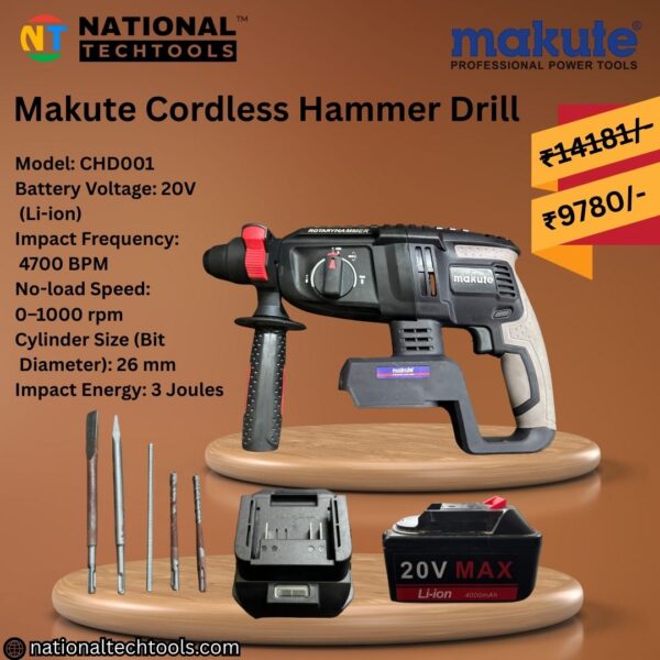 Makute Cordless Hammer Drill