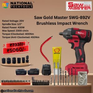 Saw Gold Master SWG-892V Brushless Impact Wrench
