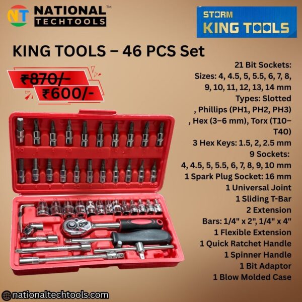 KING TOOLS – 46 PCS Set