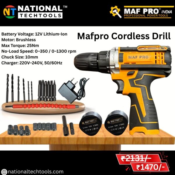Mafpro Cordless Drill