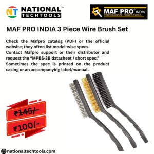 MAF PRO INDIA 3 Piece Wire Brush Set
