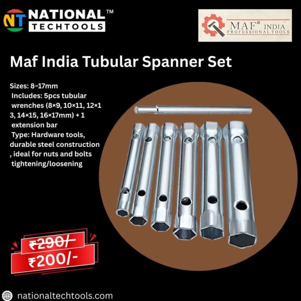 Maf India Tubular Spanner Set