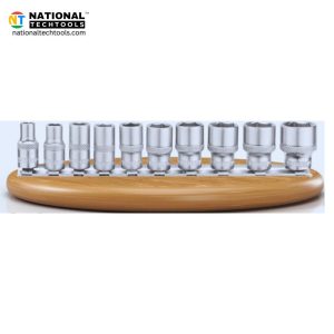 Wadfow 10 Pcs 1/2" Socket Set