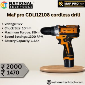 Maf pro CDLI12108 cordless drill