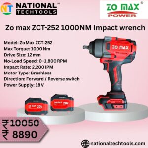 Zo max ZCT-252 1000NM Impact wrench