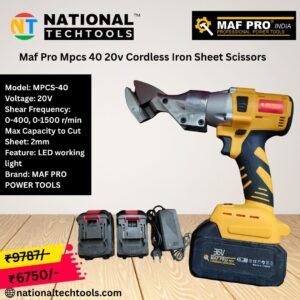 Maf Pro Mpcs 40 20v Cordless Iron Sheet Scissors