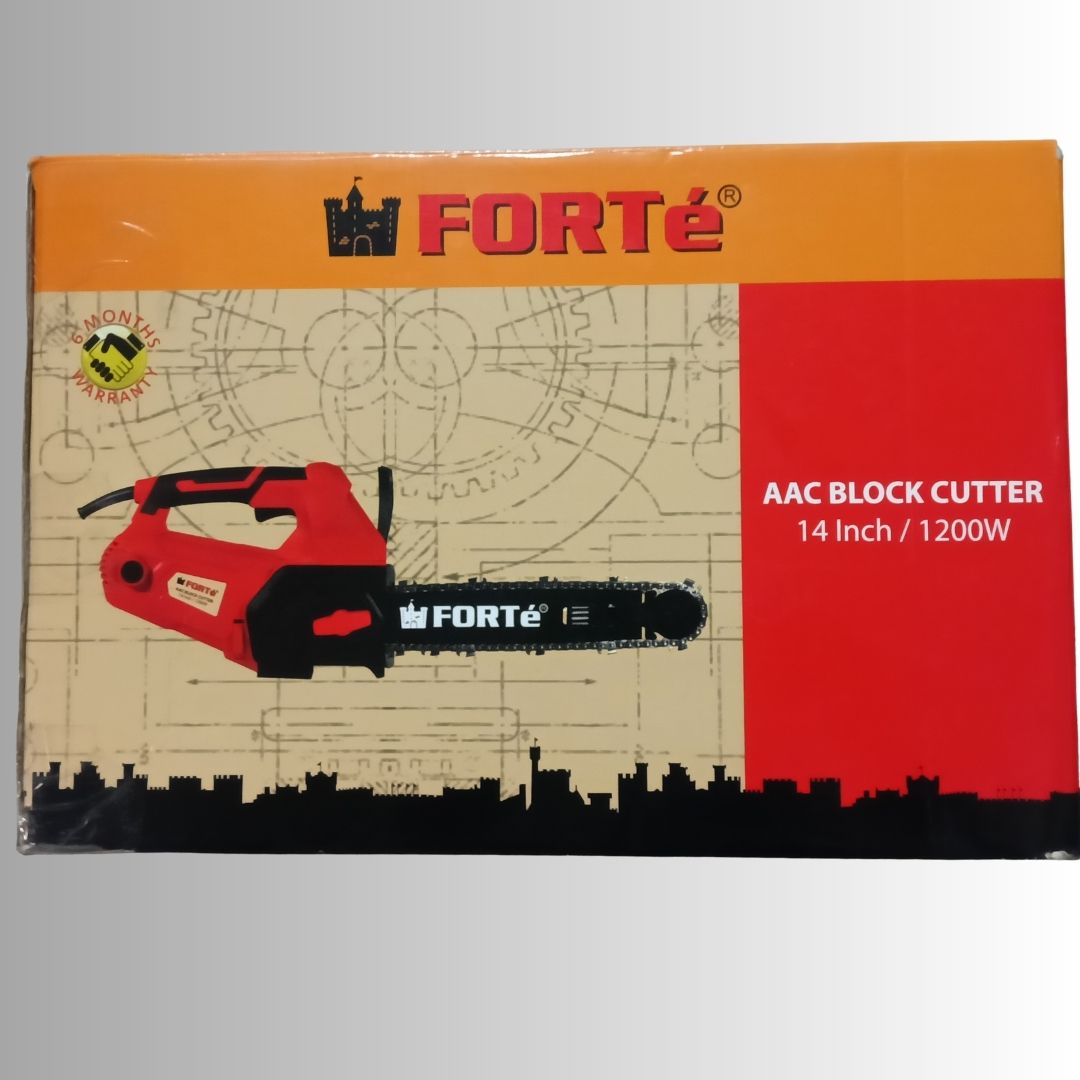 FORTÉ F ABC 14-120 1200W AAC Block Cutter – 14 Inch (350mm) Carbide Tip Chain Cutting Machine, Double Insulated - Image 5