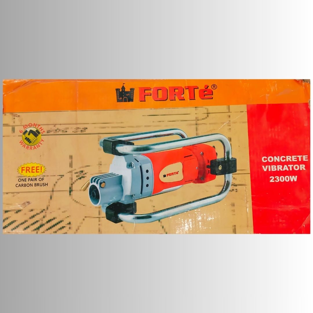 FORTÉ F CV 2300 2300W Concrete Vibrator Machine – 4000 RPM Heavy Duty Cement Compactor, 13,200 VPM, 25–42mm Hose Compatible - Image 6