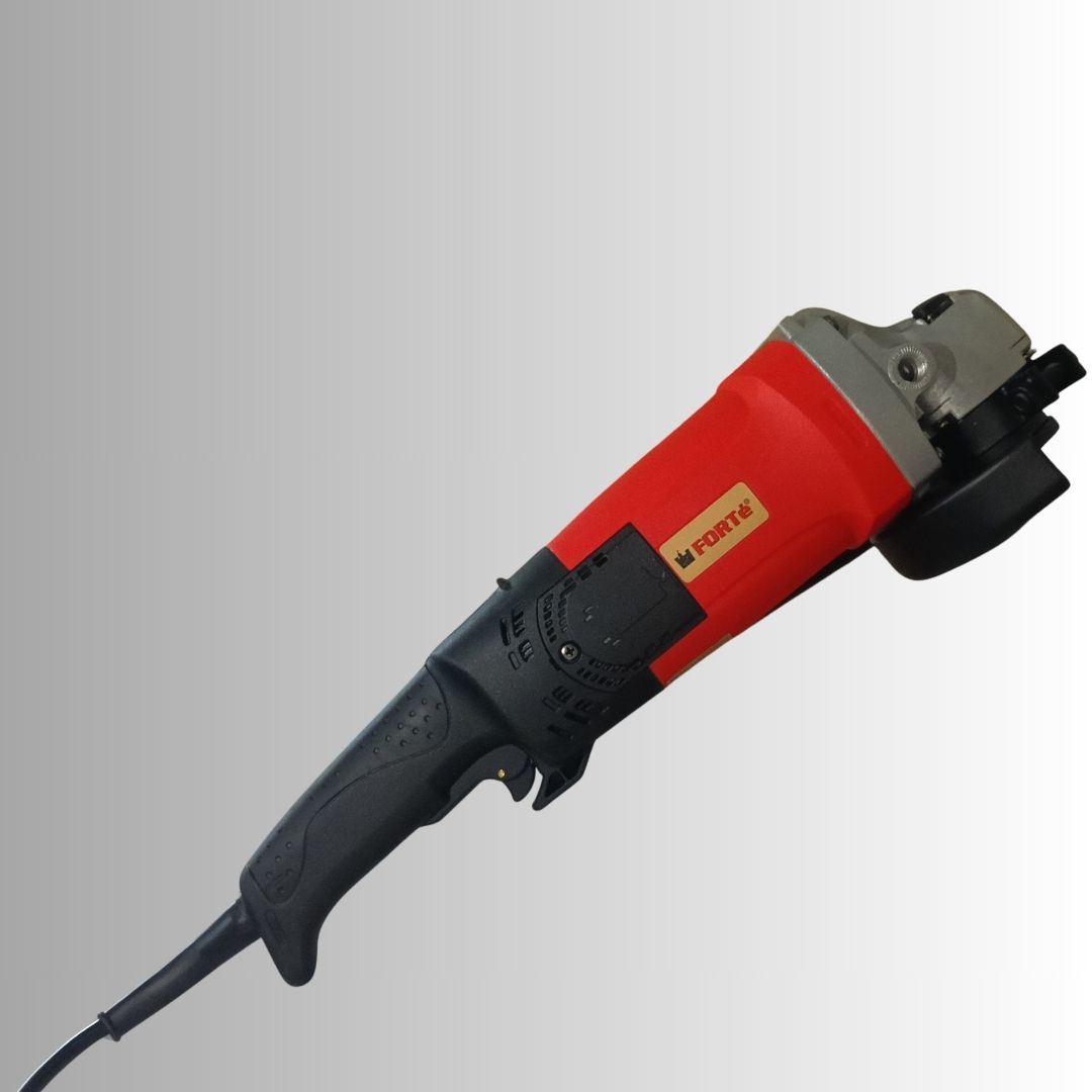 FORTÉ F AG 125-14 1400W Angle Grinder 125mm – 9300 RPM Heavy Duty Electric Grinding Machine, M14 Spindle, Double Insulated, Dust-Proof Motor, with Side Handle & Free Carbon Brushes - Image 2