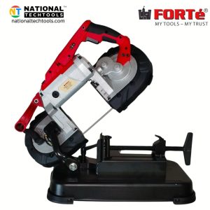 FORTÉ F BS 127-1100 VS 1100W Portable Bandsaw – 127mm Cutting Capacity, Variable Speed, Heavy Duty Metal Cutting Machine, Double Insulated