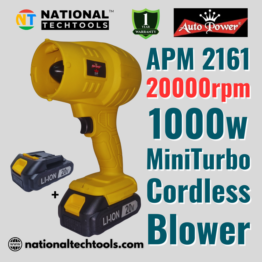 Auto Power APM 2161 1000w Mini Turbo Cordless Blower - Image 2