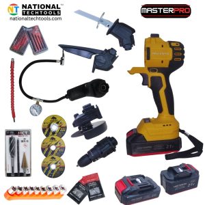 MasterPro MP CL MTK 4000 21V 5-in-1 Multifunctional Cordless Tool Set | Brushless Motor | National Techtools