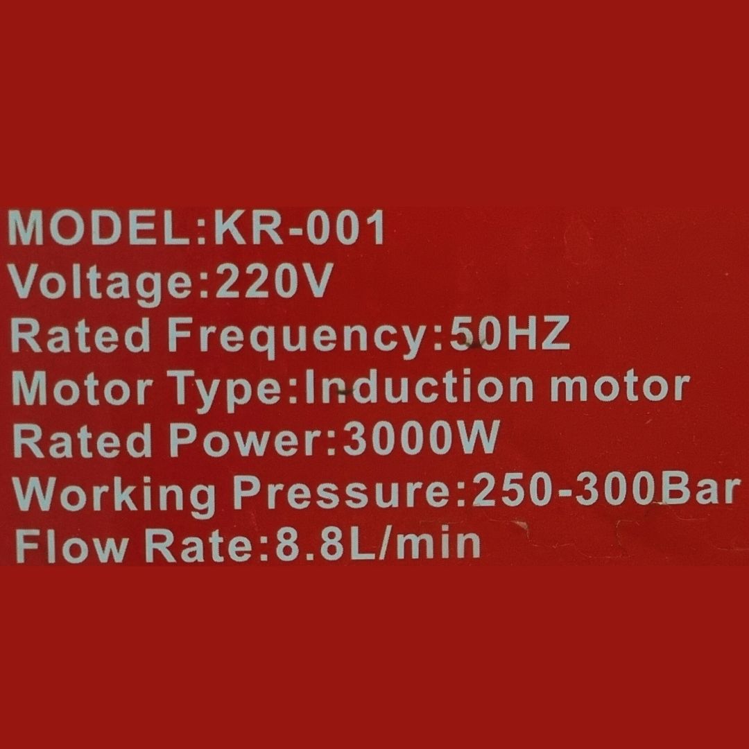Kanor KR-001 3000w 300Bar High Pressure Washer - Image 8