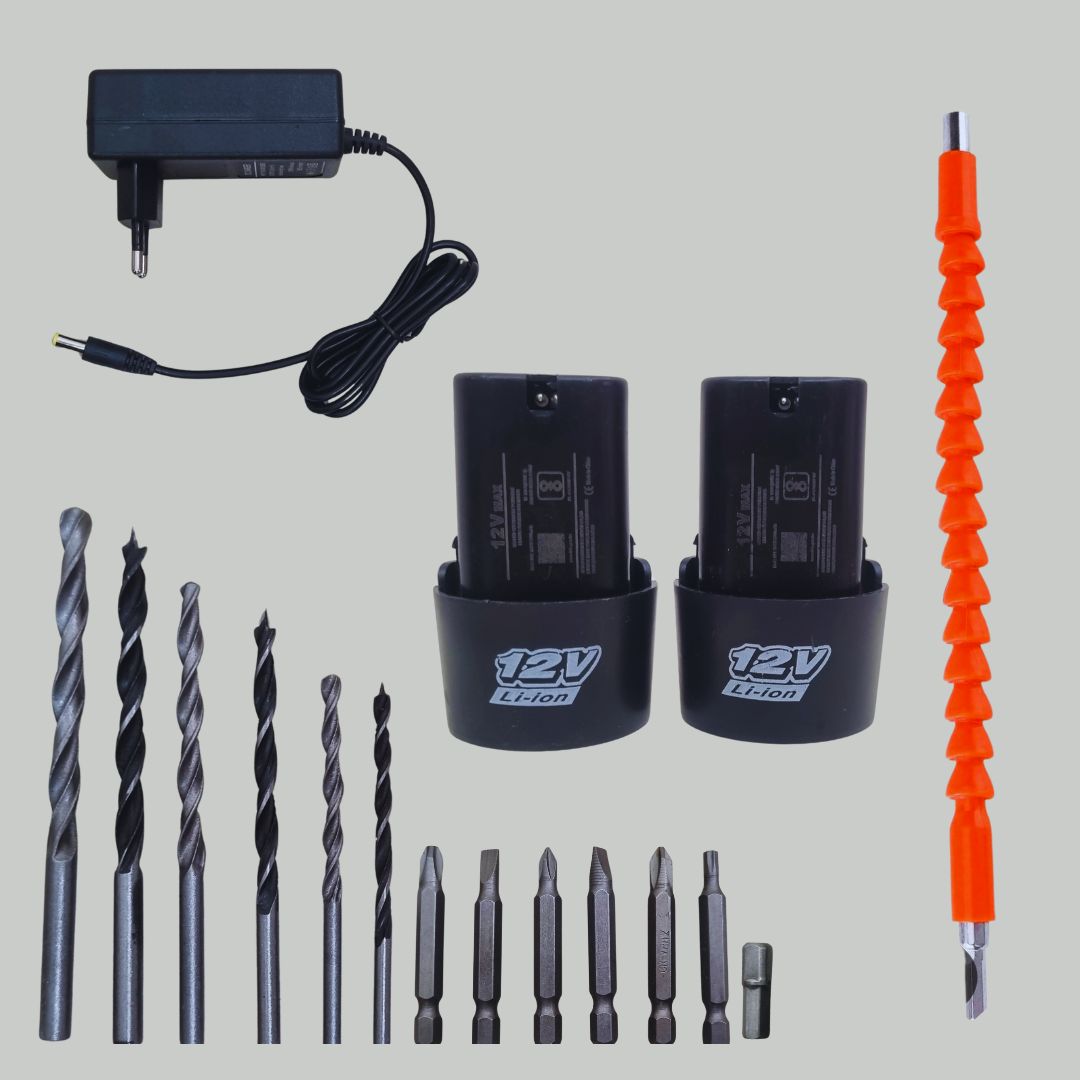 Masterpro MP CL 12 ID 12V 10mm 45Nm Metal Chuck Cordless Drill Machine - Image 6