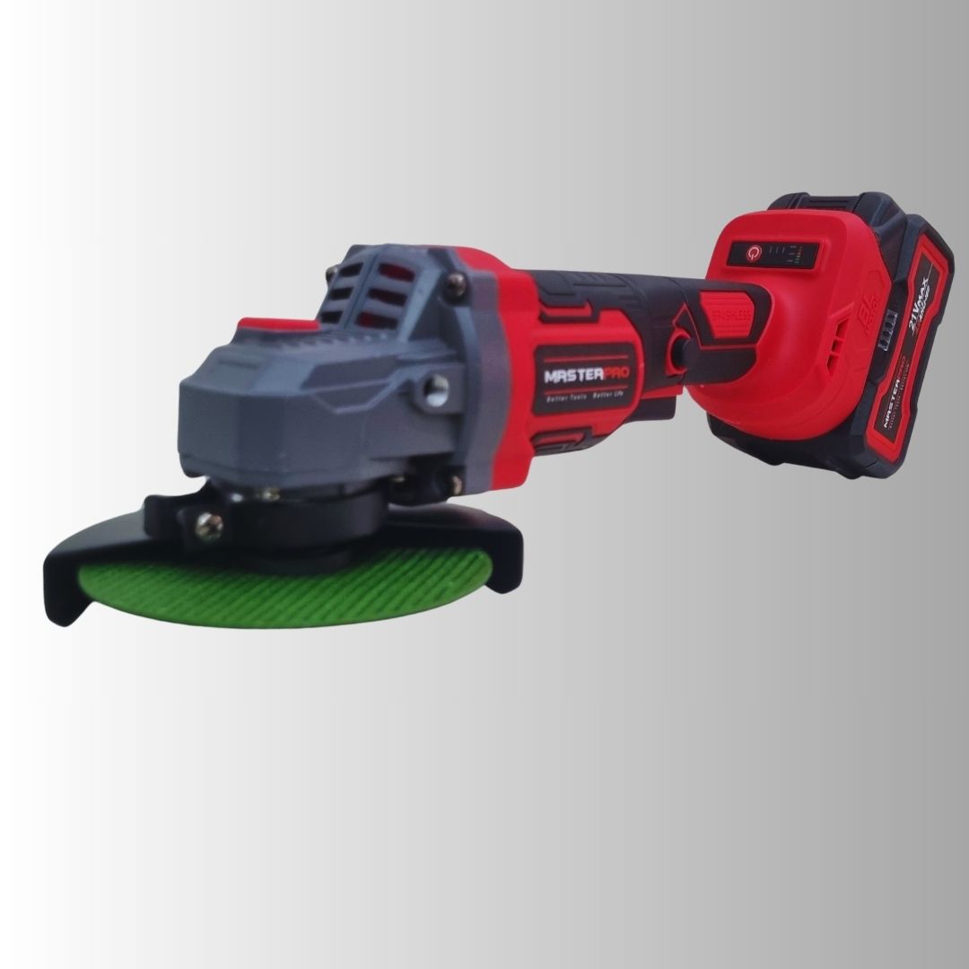 Masterpro MP CL AG 1100 21V 115mm 600W Cordless Brushless Angle Grinder - Image 2