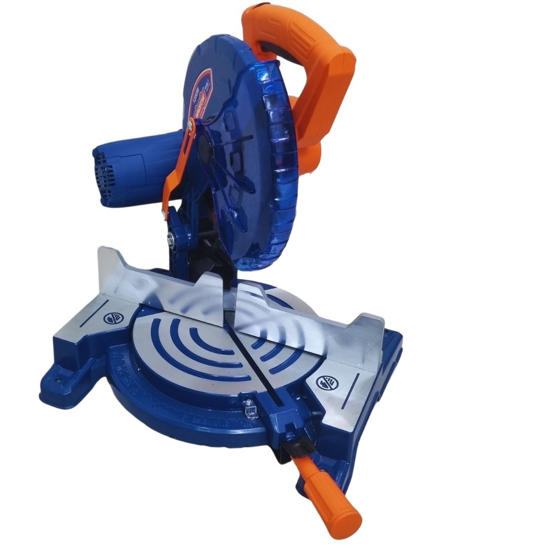 Wadfow WXD12001 1200W Mitre Saw 45 Degree Angle Cutting Belt Drive TCT Blade Wood Cutting Machine Precision Miter Saw for Carpentry Workshop - Image 2