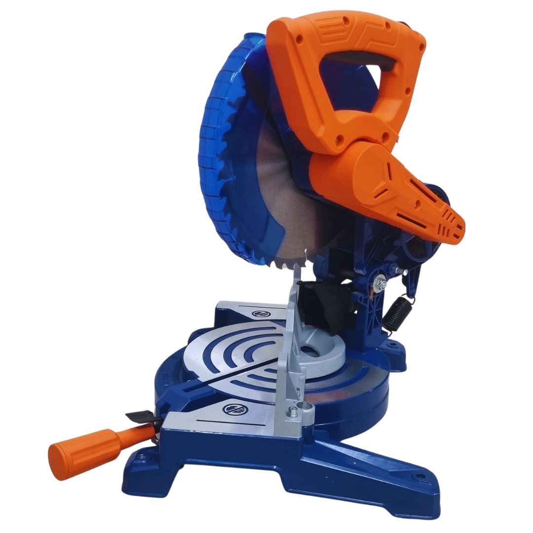 Wadfow WXD12001 1200W Mitre Saw 45 Degree Angle Cutting Belt Drive TCT Blade Wood Cutting Machine Precision Miter Saw for Carpentry Workshop - Image 3