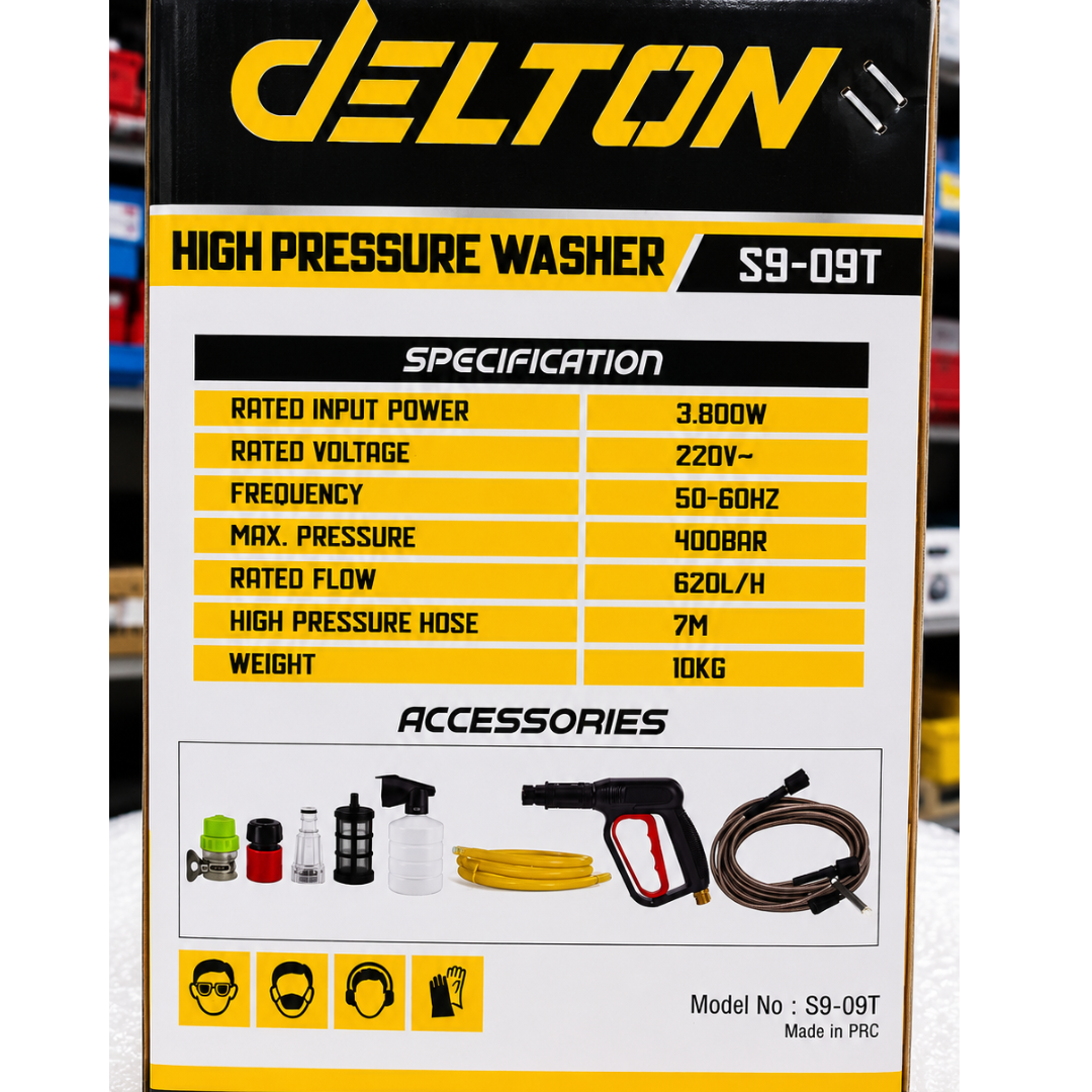 Delton 400 Bar High Pressure Washer - Image 4