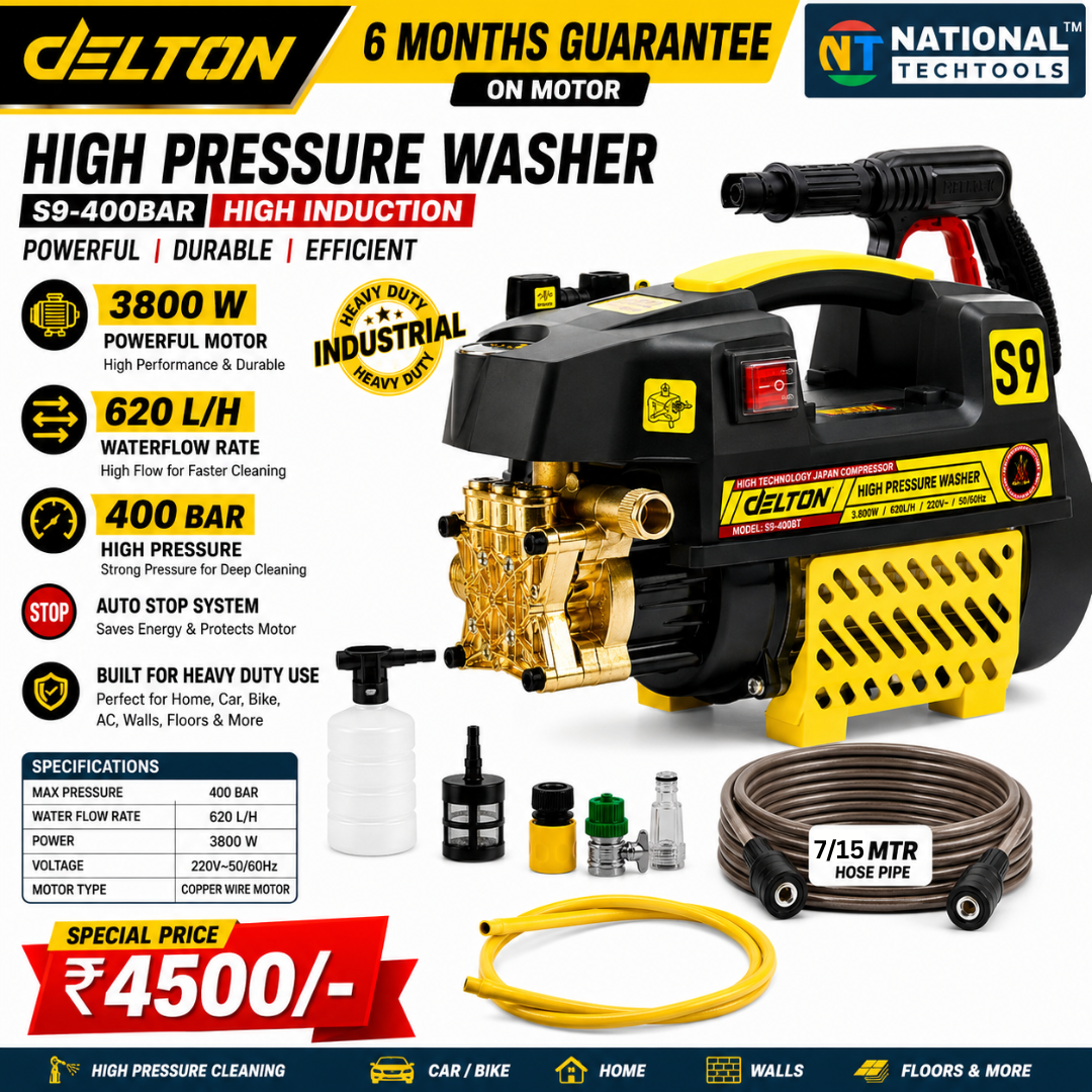 Delton 400 Bar High Pressure Car Washer