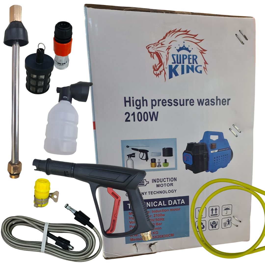 Super King 2100W 250 Bar High Pressure Washer - Image 4