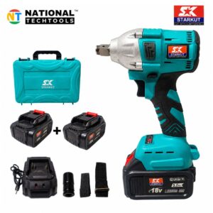 Starkut CIW-20 18V Brushless Cordless Impact Wrench, 330Nm Electric Impact Gun Portable Nut Bolt Tightening Drill