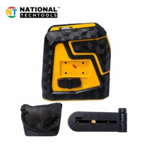 Rechargeable 2×360° Green Laser Level – Lithium-Ion Automatic Leveling Line Laser